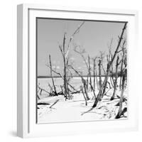 Cuba Fuerte Collection SQ BW - Tropical Wild Beach-Philippe Hugonnard-Framed Photographic Print