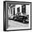 Cuba Fuerte Collection SQ BW - Two Classic Cars-Philippe Hugonnard-Framed Photographic Print