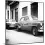 Cuba Fuerte Collection SQ BW - Two Old Classic Cars-Philippe Hugonnard-Mounted Photographic Print