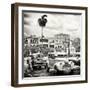 Cuba Fuerte Collection SQ BW - Urban Scene in Havana-Philippe Hugonnard-Framed Photographic Print