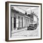 Cuba Fuerte Collection SQ BW - Urban Scene in Trinidad II-Philippe Hugonnard-Framed Photographic Print