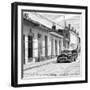 Cuba Fuerte Collection SQ BW - Urban Scene in Trinidad II-Philippe Hugonnard-Framed Photographic Print