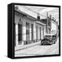 Cuba Fuerte Collection SQ BW - Urban Scene in Trinidad II-Philippe Hugonnard-Framed Stretched Canvas