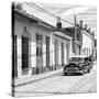 Cuba Fuerte Collection SQ BW - Urban Scene in Trinidad II-Philippe Hugonnard-Stretched Canvas
