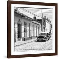 Cuba Fuerte Collection SQ BW - Urban Scene in Trinidad II-Philippe Hugonnard-Framed Photographic Print