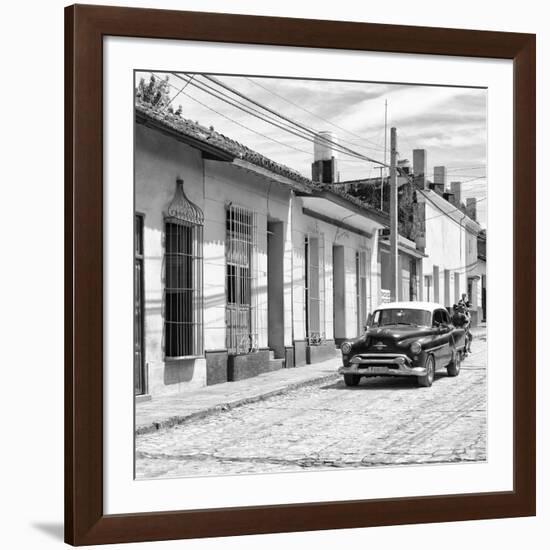 Cuba Fuerte Collection SQ BW - Urban Scene in Trinidad II-Philippe Hugonnard-Framed Photographic Print