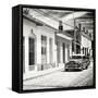 Cuba Fuerte Collection SQ BW - Urban Scene in Trinidad-Philippe Hugonnard-Framed Stretched Canvas