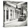 Cuba Fuerte Collection SQ BW - Urban Scene in Trinidad-Philippe Hugonnard-Stretched Canvas