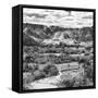 Cuba Fuerte Collection SQ BW - Vinales Valley-Philippe Hugonnard-Framed Stretched Canvas