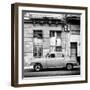 Cuba Fuerte Collection SQ BW - Vintage American Car in Havana-Philippe Hugonnard-Framed Photographic Print
