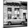 Cuba Fuerte Collection SQ BW - Vintage American Car in Havana-Philippe Hugonnard-Mounted Photographic Print