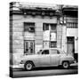 Cuba Fuerte Collection SQ BW - Vintage American Car in Havana-Philippe Hugonnard-Stretched Canvas