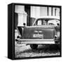 Cuba Fuerte Collection SQ BW - Vintage American Car-Philippe Hugonnard-Framed Stretched Canvas