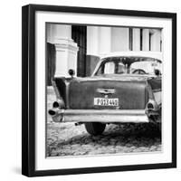 Cuba Fuerte Collection SQ BW - Vintage American Car-Philippe Hugonnard-Framed Photographic Print