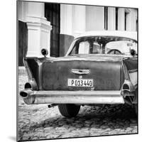 Cuba Fuerte Collection SQ BW - Vintage American Car-Philippe Hugonnard-Mounted Photographic Print