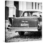 Cuba Fuerte Collection SQ BW - Vintage American Car-Philippe Hugonnard-Stretched Canvas