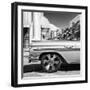 Cuba Fuerte Collection SQ BW - Vintage Car II-Philippe Hugonnard-Framed Photographic Print