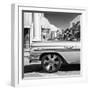 Cuba Fuerte Collection SQ BW - Vintage Car II-Philippe Hugonnard-Framed Photographic Print