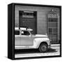 Cuba Fuerte Collection SQ BW - Vintage Car II-Philippe Hugonnard-Framed Stretched Canvas