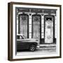 Cuba Fuerte Collection SQ BW - Vintage Car in Havana II-Philippe Hugonnard-Framed Photographic Print