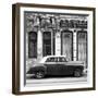 Cuba Fuerte Collection SQ BW - Vintage Car in Havana-Philippe Hugonnard-Framed Photographic Print