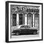 Cuba Fuerte Collection SQ BW - Vintage Car in Havana-Philippe Hugonnard-Framed Photographic Print