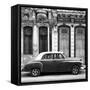 Cuba Fuerte Collection SQ BW - Vintage Car in Havana-Philippe Hugonnard-Framed Stretched Canvas