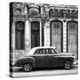 Cuba Fuerte Collection SQ BW - Vintage Car in Havana-Philippe Hugonnard-Stretched Canvas