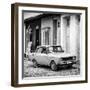 Cuba Fuerte Collection SQ BW - Vintage Car in Trinidad-Philippe Hugonnard-Framed Photographic Print