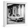 Cuba Fuerte Collection SQ BW - Vintage Car in Trinidad-Philippe Hugonnard-Framed Photographic Print