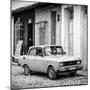 Cuba Fuerte Collection SQ BW - Vintage Car in Trinidad-Philippe Hugonnard-Mounted Photographic Print