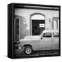 Cuba Fuerte Collection SQ BW - Vintage Car Trinidad-Philippe Hugonnard-Framed Stretched Canvas