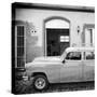 Cuba Fuerte Collection SQ BW - Vintage Car Trinidad-Philippe Hugonnard-Stretched Canvas