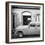 Cuba Fuerte Collection SQ BW - Vintage Car Trinidad-Philippe Hugonnard-Framed Photographic Print