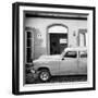 Cuba Fuerte Collection SQ BW - Vintage Car Trinidad-Philippe Hugonnard-Framed Photographic Print