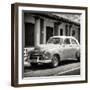 Cuba Fuerte Collection SQ BW - Vintage Car-Philippe Hugonnard-Framed Photographic Print