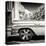 Cuba Fuerte Collection SQ BW - Vintage Car-Philippe Hugonnard-Stretched Canvas