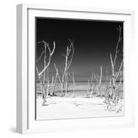 Cuba Fuerte Collection SQ BW - Wild Beach-Philippe Hugonnard-Framed Photographic Print