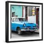 Cuba Fuerte Collection SQ - Classic Blue Car-Philippe Hugonnard-Framed Photographic Print