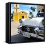 Cuba Fuerte Collection SQ - Classic Car in Santa Clara-Philippe Hugonnard-Framed Stretched Canvas