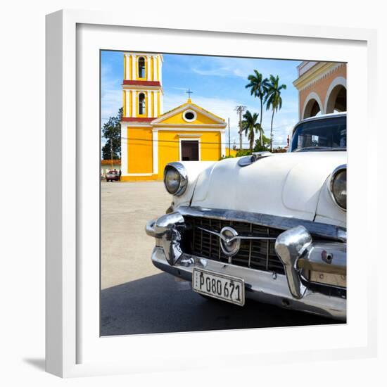 Cuba Fuerte Collection SQ - Classic Car in Santa Clara-Philippe Hugonnard-Framed Photographic Print