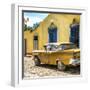 Cuba Fuerte Collection SQ - Classic Golden Car-Philippe Hugonnard-Framed Photographic Print