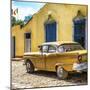 Cuba Fuerte Collection SQ - Classic Golden Car-Philippe Hugonnard-Mounted Photographic Print