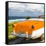 Cuba Fuerte Collection SQ - Classic Orange Car Cabriolet-Philippe Hugonnard-Framed Stretched Canvas