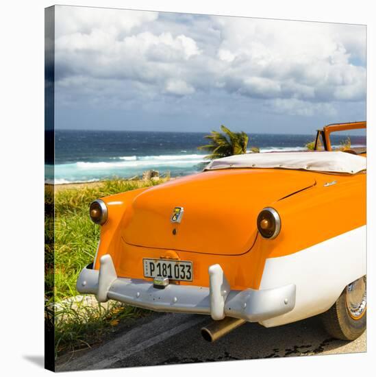 Cuba Fuerte Collection SQ - Classic Orange Car Cabriolet-Philippe Hugonnard-Stretched Canvas