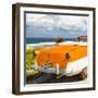 Cuba Fuerte Collection SQ - Classic Orange Car Cabriolet-Philippe Hugonnard-Framed Photographic Print