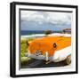Cuba Fuerte Collection SQ - Classic Orange Car Cabriolet-Philippe Hugonnard-Framed Photographic Print