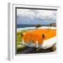 Cuba Fuerte Collection SQ - Classic Orange Car Cabriolet-Philippe Hugonnard-Framed Photographic Print