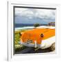 Cuba Fuerte Collection SQ - Classic Orange Car Cabriolet-Philippe Hugonnard-Framed Photographic Print