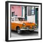 Cuba Fuerte Collection SQ - Classic Orange Car-Philippe Hugonnard-Framed Photographic Print